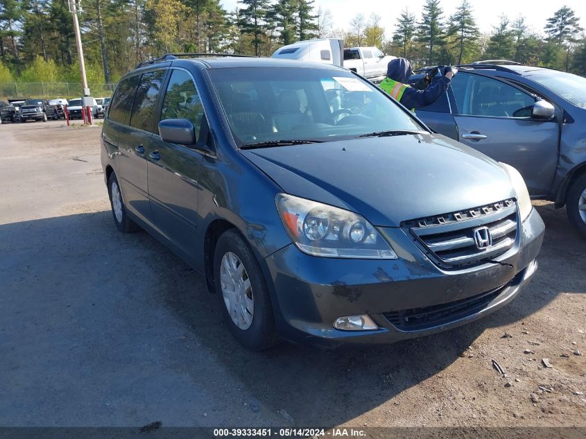 2006 Honda Odyssey Touring VIN: 5FNRL38826B124582 Lot: 39333451