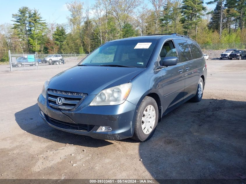 2006 Honda Odyssey Touring VIN: 5FNRL38826B124582 Lot: 39333451