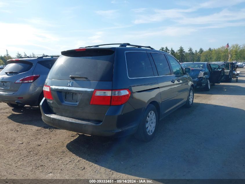 2006 Honda Odyssey Touring VIN: 5FNRL38826B124582 Lot: 39333451