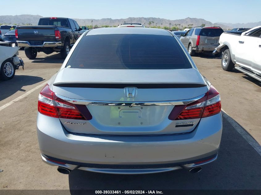 2017 Honda Accord Sport Se VIN: 1HGCR2F15HA104005 Lot: 39333461