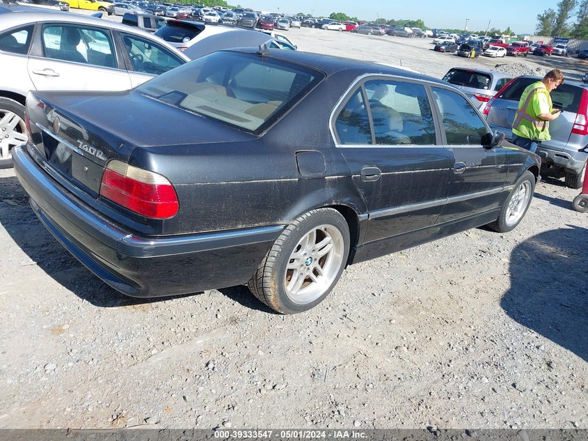 2001 BMW 740Il VIN: WBAGH83421DP20511 Lot: 39333547