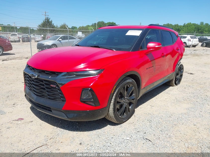 VIN 3GNKBJRS5KS697388 2019 CHEVROLET BLAZER RS