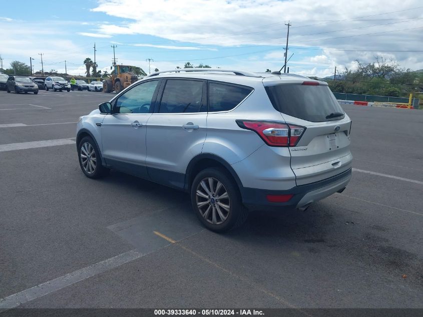 2017 Ford Escape Titanium VIN: 1FMCU0J96HUD95767 Lot: 39333640