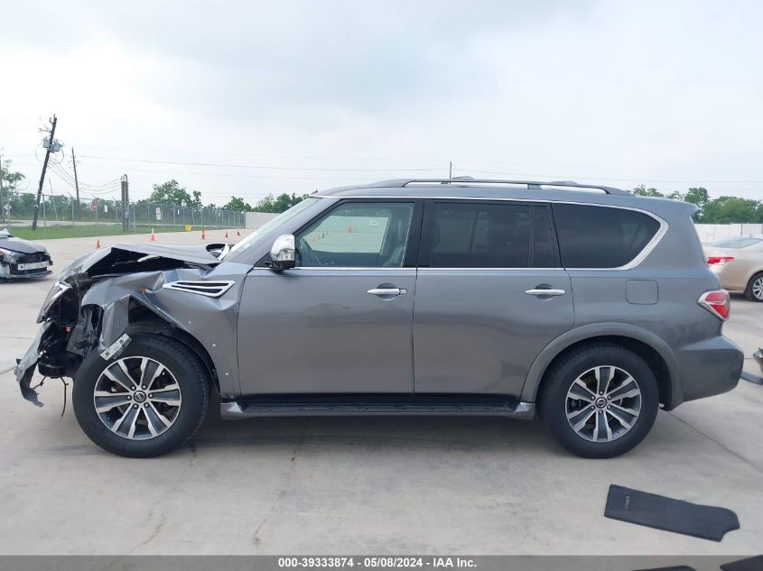 2019 Nissan Armada Sl VIN: JN8AY2ND7K9093901 Lot: 39333874