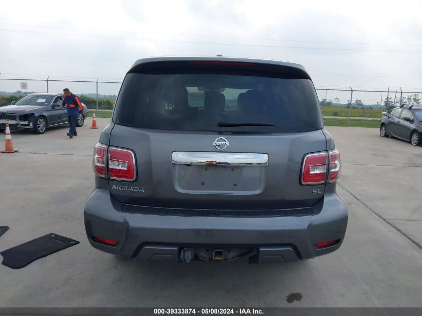 2019 Nissan Armada Sl VIN: JN8AY2ND7K9093901 Lot: 39333874