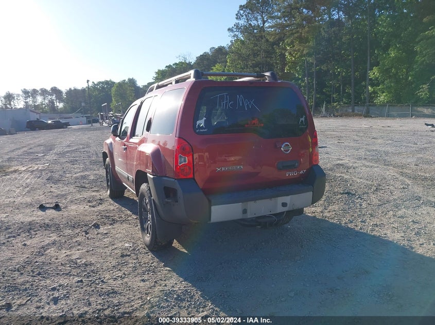 2014 Nissan Xterra Pro-4X VIN: 5N1AN0NW6EN808538 Lot: 39333905