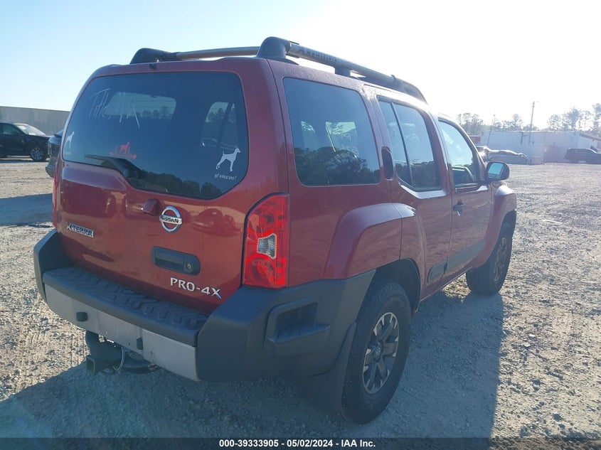 2014 Nissan Xterra Pro-4X VIN: 5N1AN0NW6EN808538 Lot: 39333905
