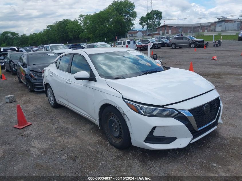 2020 Nissan Sentra S Xtronic Cvt VIN: 3N1AB8BVXLY270484 Lot: 39334037