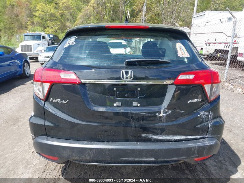 2019 Honda Hr-V Lx VIN: 3CZRU6H38KG731426 Lot: 39334093