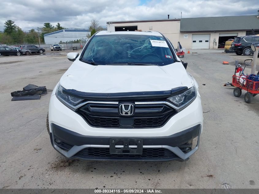 2021 Honda Cr-V Awd Ex-L VIN: 2HKRW2H8XMH639913 Lot: 39334115