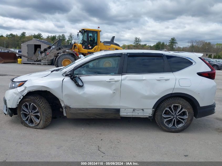 2021 Honda Cr-V Awd Ex-L VIN: 2HKRW2H8XMH639913 Lot: 39334115