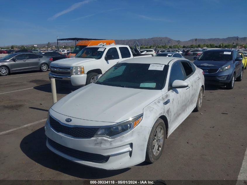 2018 Kia Optima Lx VIN: 5XXGT4L36JG199168 Lot: 39334118