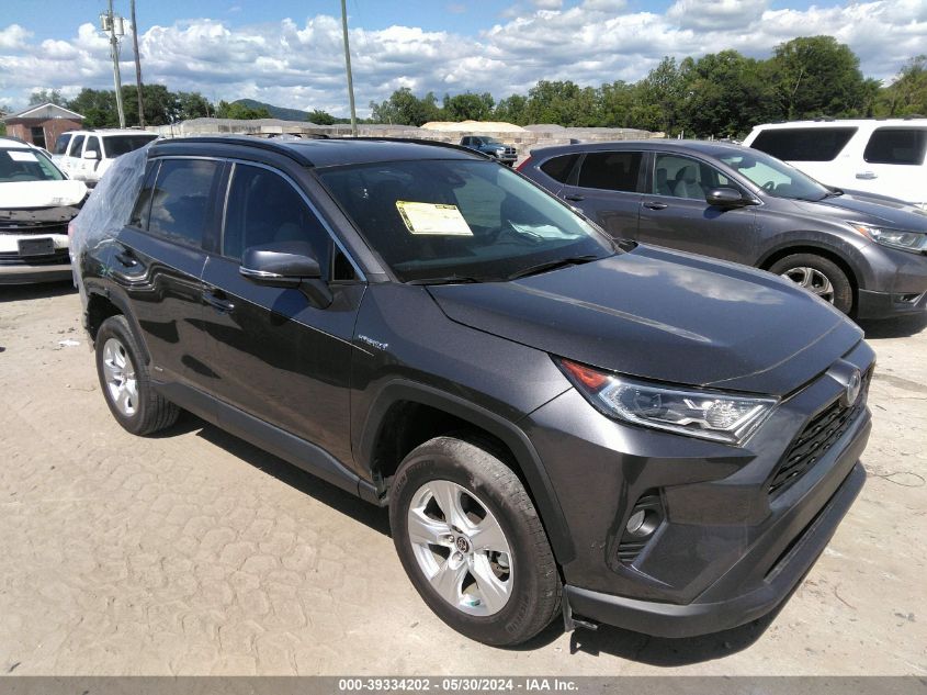 2021 Toyota Rav4 Xle Hybrid VIN: 4T3RWRFV0MU048676 Lot: 39334202