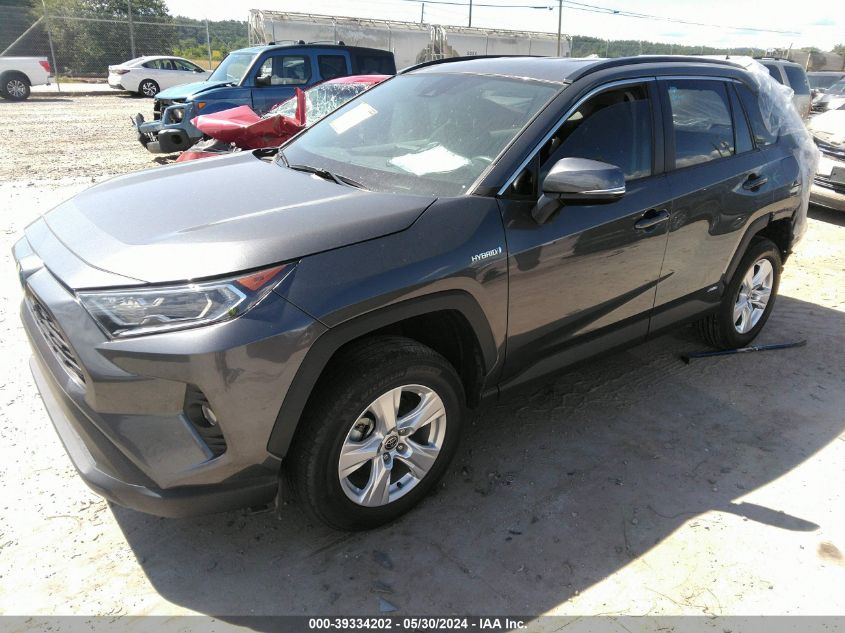 2021 Toyota Rav4 Xle Hybrid VIN: 4T3RWRFV0MU048676 Lot: 39334202