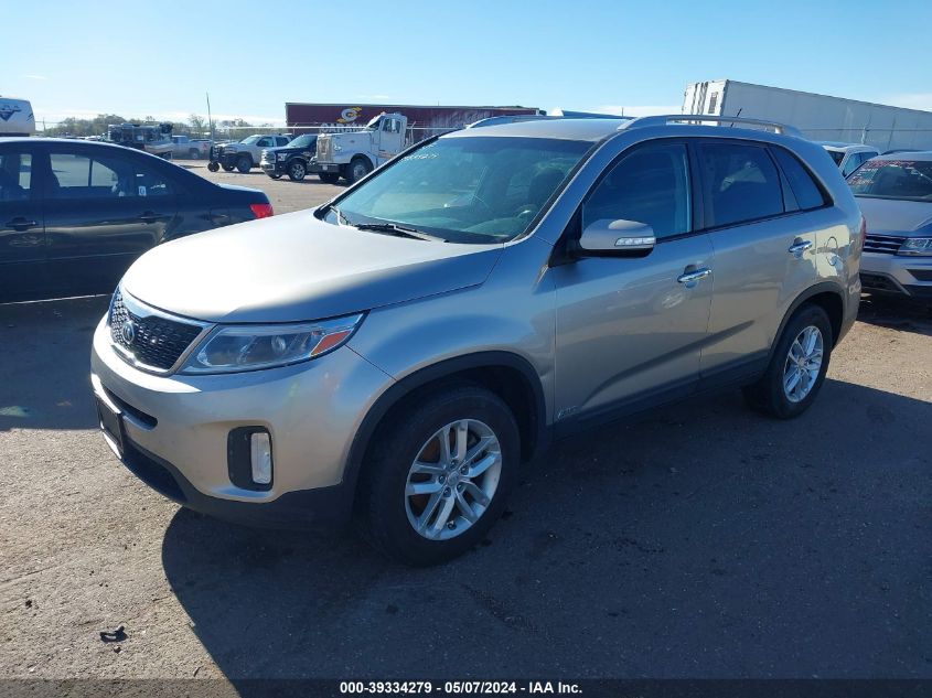 2014 Kia Sorento Lx VIN: 5XYKTCA68EG535468 Lot: 39334279