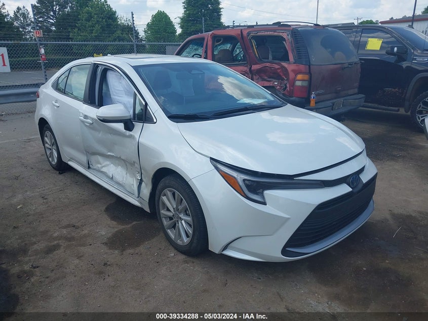 VIN JTDBCMFE0RJ027619 2024 TOYOTA COROLLA HYBRID XLE