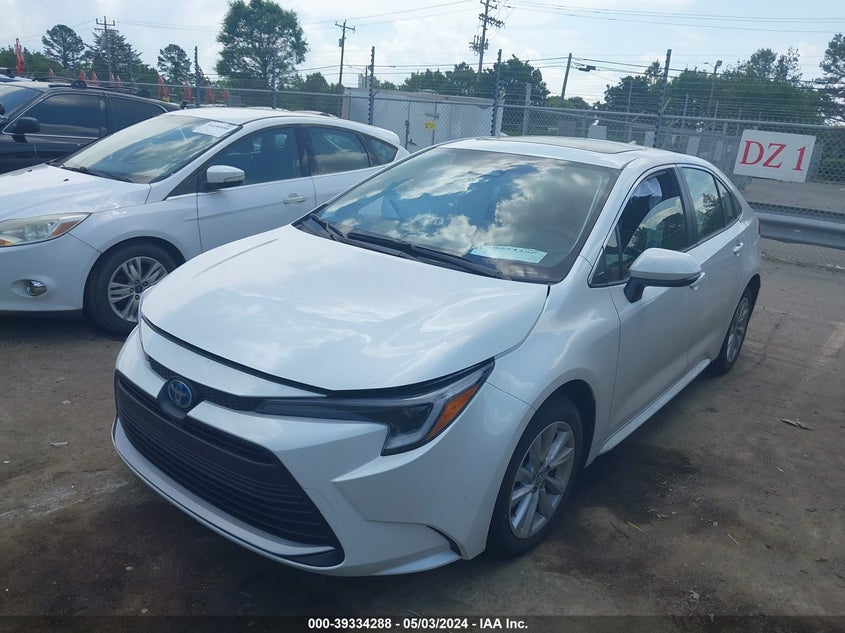 VIN JTDBCMFE0RJ027619 2024 TOYOTA COROLLA HYBRID XLE
