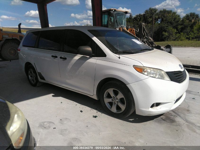 2012 Toyota Sienna Base V6 7 Passenger VIN: 5TDZK3DC5CS207637 Lot: 39729761