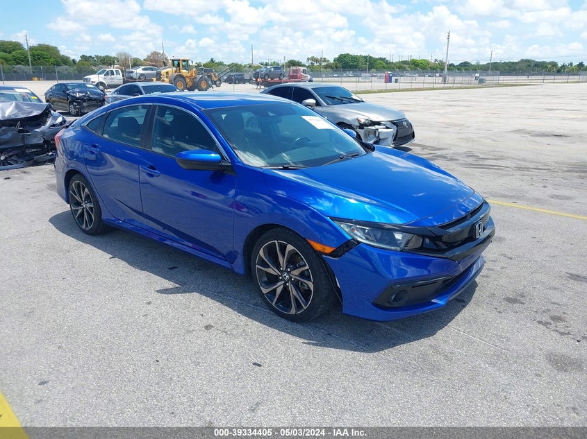 VIN 2HGFC2F86MH532298 2021 HONDA CIVIC SPORT