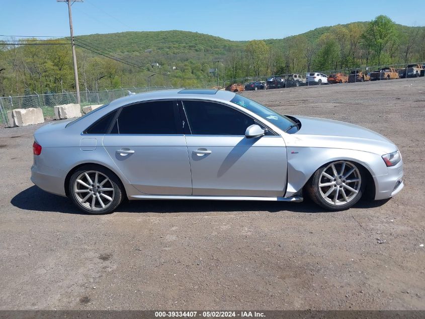 2014 Audi A4 2.0T Premium VIN: WAUFFAFL5EA010456 Lot: 39334407