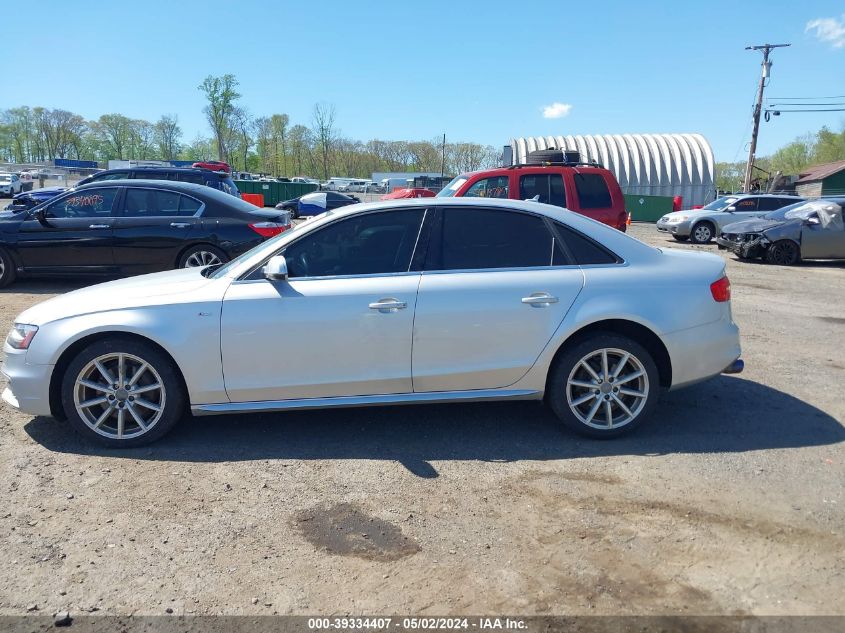 2014 Audi A4 2.0T Premium VIN: WAUFFAFL5EA010456 Lot: 39334407