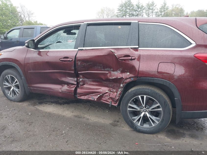 2017 Toyota Highlander Le Plus VIN: 5TDBZRFHXHS415173 Lot: 39334420