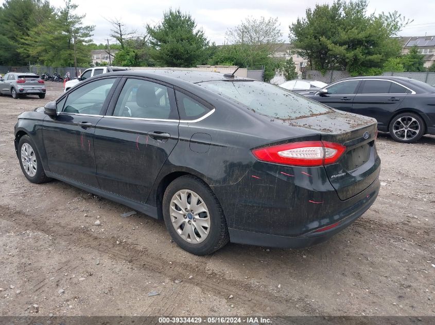 2013 Ford Fusion S VIN: 3FA6P0G75DR265176 Lot: 39334429