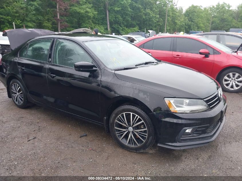 2018 Volkswagen Jetta 1.4T Se/1.4T Wolfsburg Edition VIN: 3VWDB7AJ7JM242081 Lot: 39334472