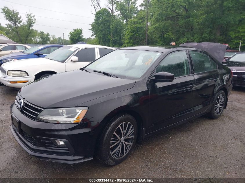 2018 Volkswagen Jetta 1.4T Se/1.4T Wolfsburg Edition VIN: 3VWDB7AJ7JM242081 Lot: 39334472