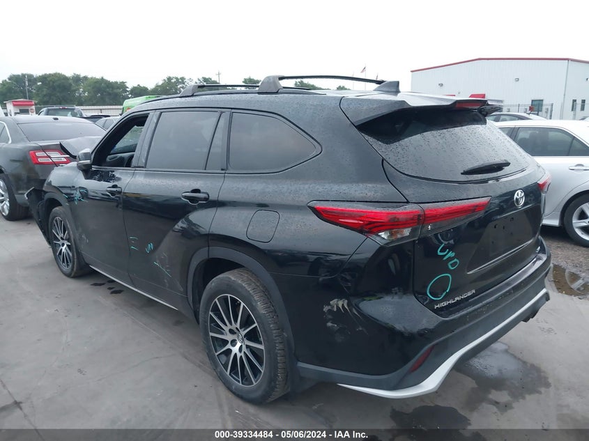 VIN 5TDLZRAHXMS079983 2021 TOYOTA HIGHLANDER XSE