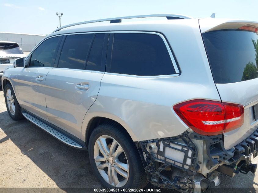 2017 Mercedes-Benz Gls 450 4Matic VIN: 4JGDF6EE2HA774288 Lot: 39334531