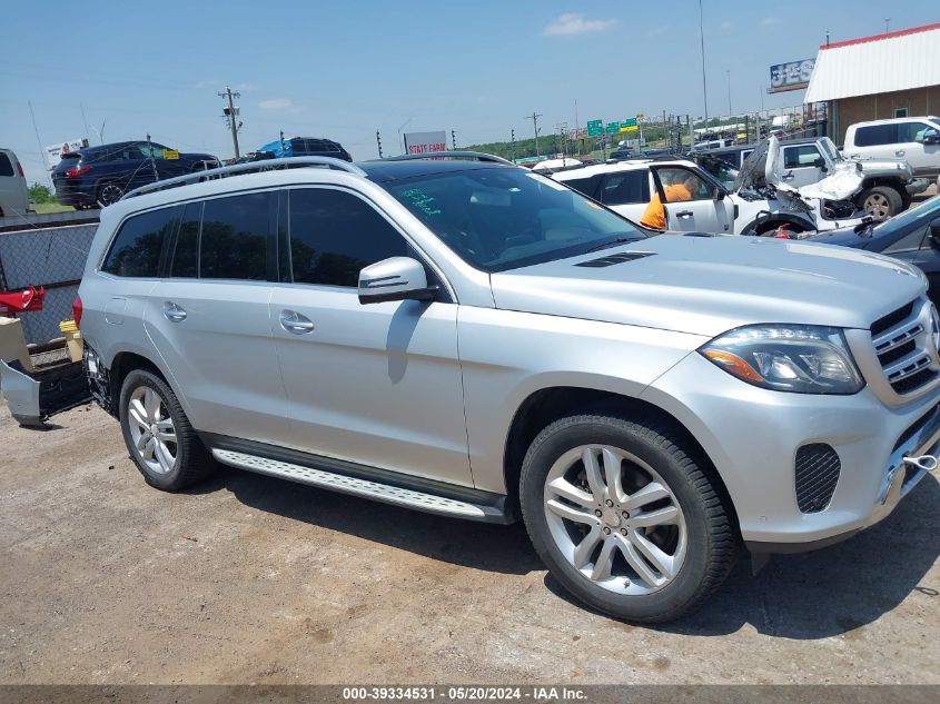 2017 Mercedes-Benz Gls 450 4Matic VIN: 4JGDF6EE2HA774288 Lot: 39334531