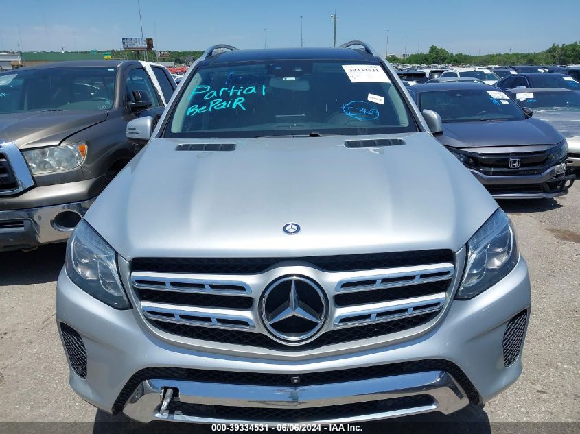 2017 Mercedes-Benz Gls 450 4Matic VIN: 4JGDF6EE2HA774288 Lot: 39334531