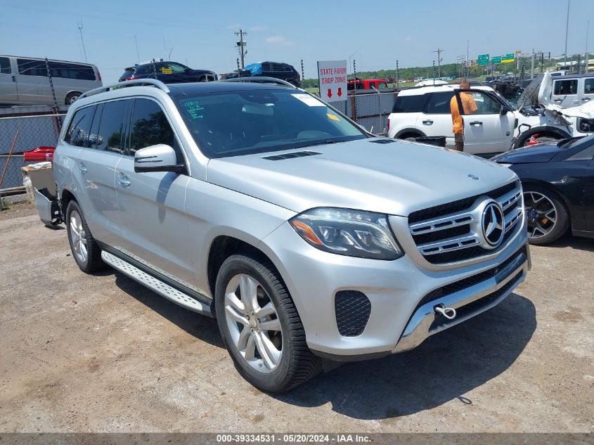 2017 Mercedes-Benz Gls 450 4Matic VIN: 4JGDF6EE2HA774288 Lot: 39334531