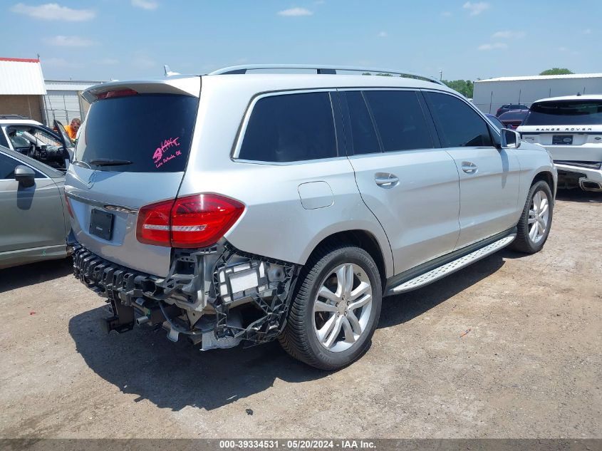 2017 Mercedes-Benz Gls 450 4Matic VIN: 4JGDF6EE2HA774288 Lot: 39334531