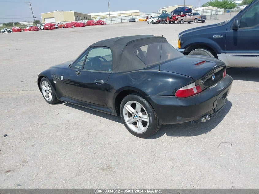 2000 BMW Z3 2.3 VIN: WBACH9340YLF91563 Lot: 39334612
