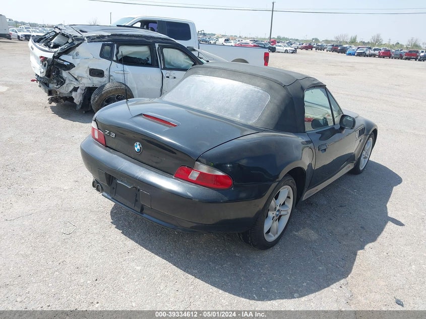 2000 BMW Z3 2.3 VIN: WBACH9340YLF91563 Lot: 39334612