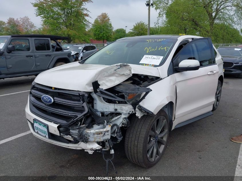 2017 Ford Edge Sport VIN: 2FMPK4AP4HBB46533 Lot: 39334623