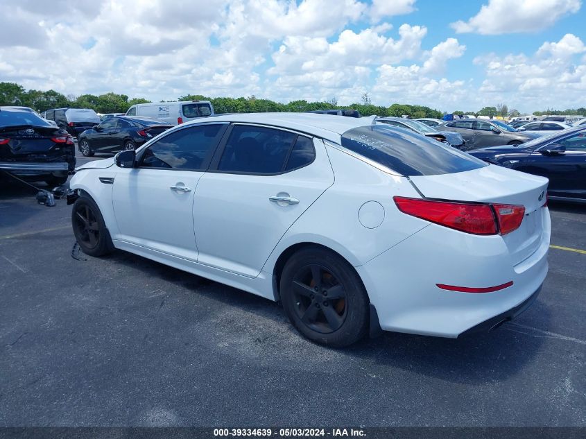 2015 Kia Optima Lx VIN: 5XXGM4A71FG385436 Lot: 39334639