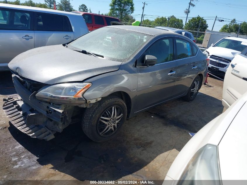 2015 Nissan Sentra Sv VIN: 3N1AB7AP9FL689859 Lot: 39334662