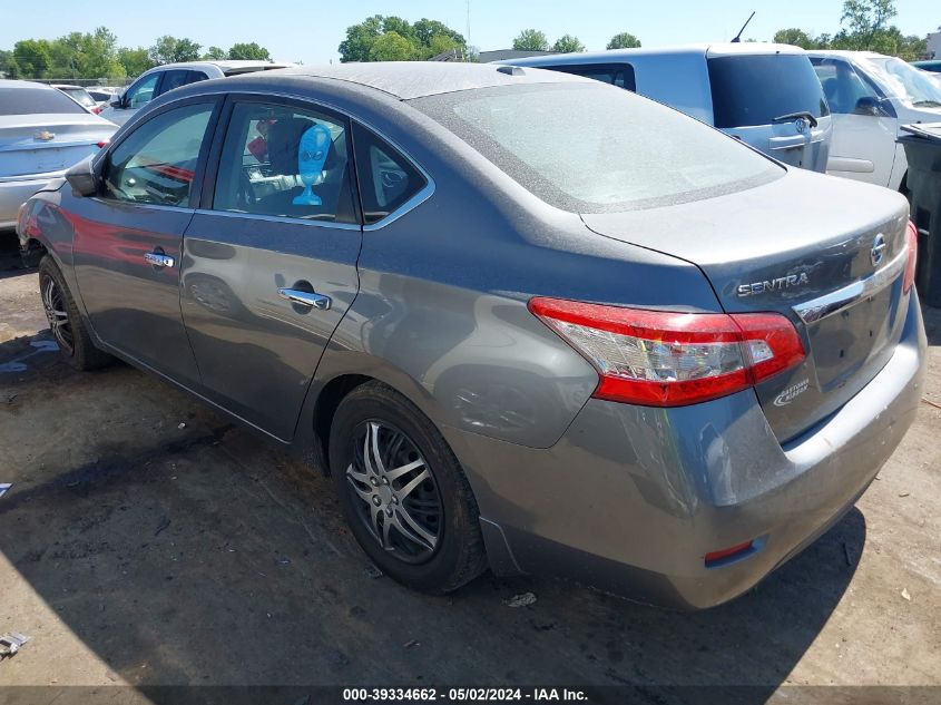 2015 Nissan Sentra Sv VIN: 3N1AB7AP9FL689859 Lot: 39334662