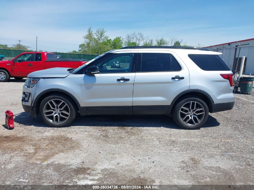 2017 Ford Explorer Sport VIN: 1FM5K8GTXHGA65998 Lot: 39334726