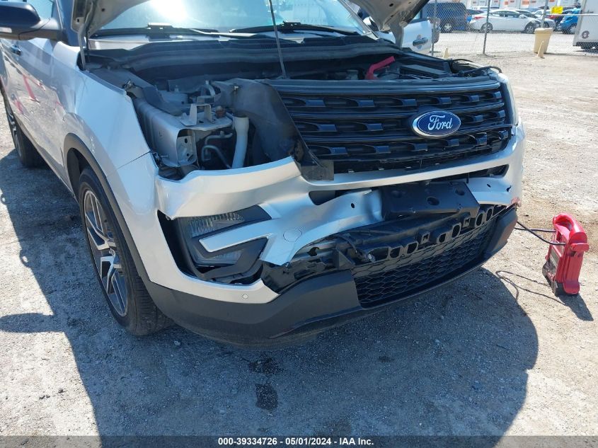 2017 Ford Explorer Sport VIN: 1FM5K8GTXHGA65998 Lot: 39334726