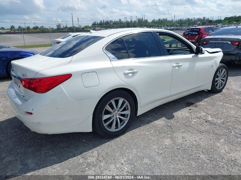 2016 Infiniti Q50 2.0T Premium VIN: JN1CV7AR9GM253439 Lot: 39334740