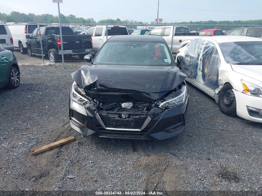 2022 Nissan Sentra S Xtronic Cvt VIN: 3N1AB8BVXNY309397 Lot: 39334748