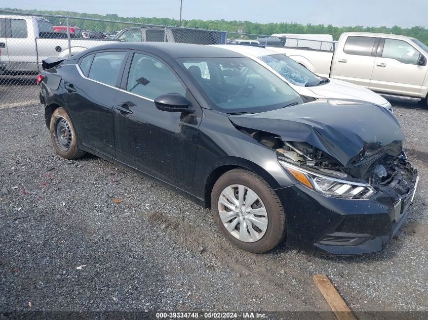 2022 Nissan Sentra S Xtronic Cvt VIN: 3N1AB8BVXNY309397 Lot: 39334748