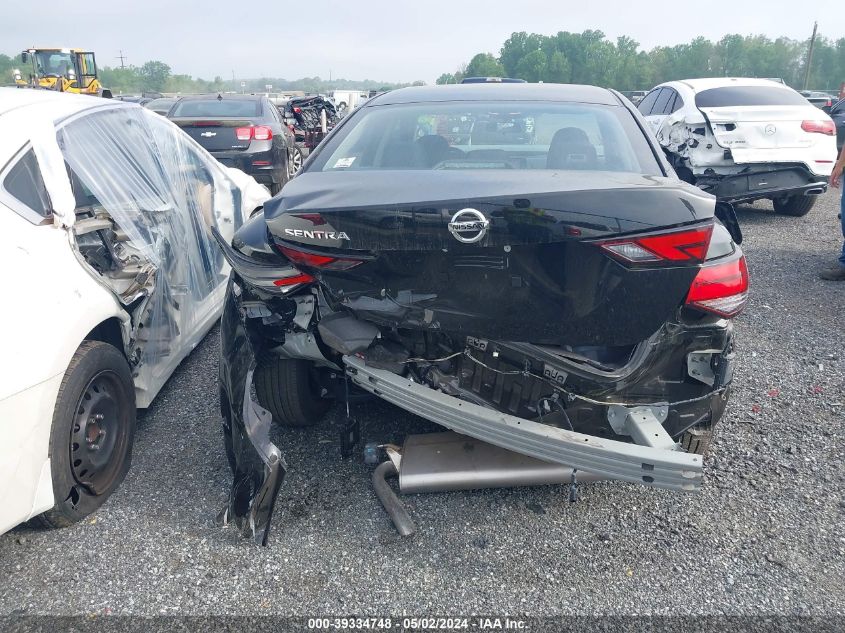 2022 Nissan Sentra S Xtronic Cvt VIN: 3N1AB8BVXNY309397 Lot: 39334748