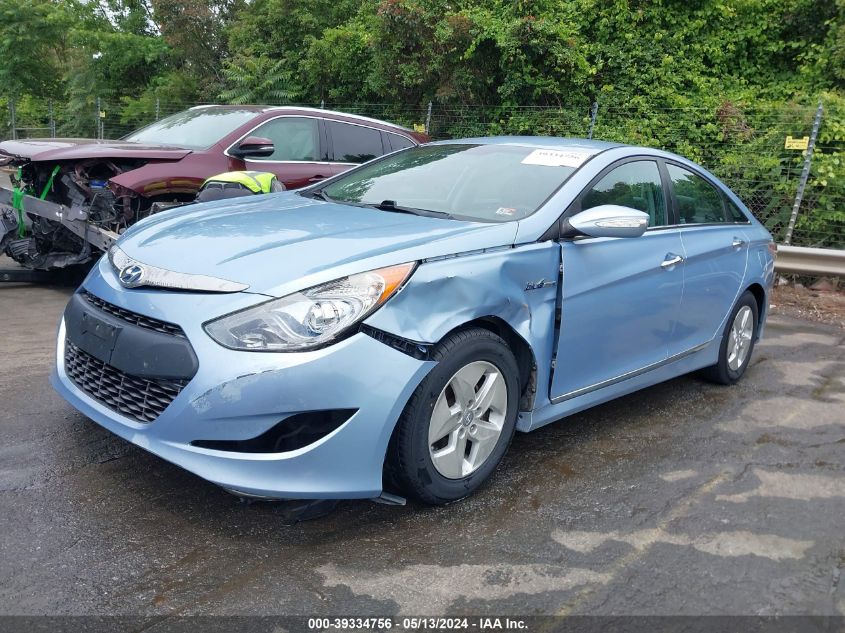 2011 Hyundai Sonata Hybrid VIN: KMHEC4A45BA005127 Lot: 39334756