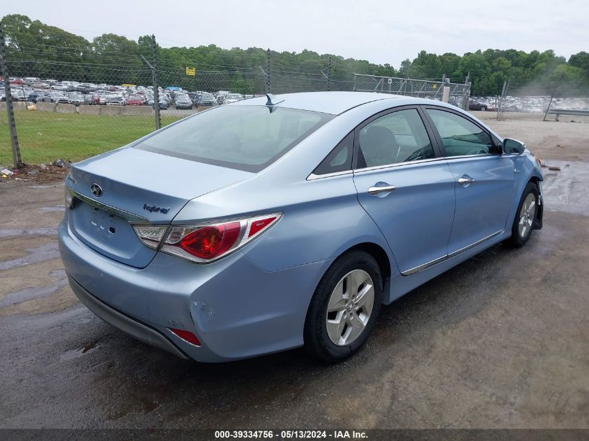 2011 Hyundai Sonata Hybrid VIN: KMHEC4A45BA005127 Lot: 39334756