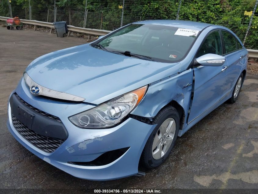 2011 Hyundai Sonata Hybrid VIN: KMHEC4A45BA005127 Lot: 39334756